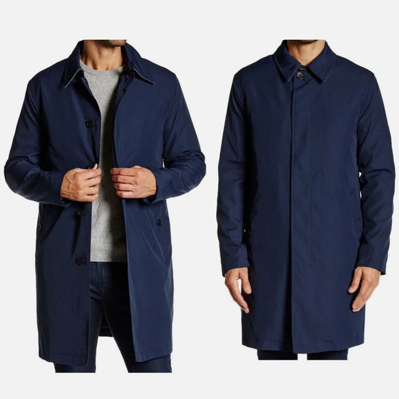 Cole Haan Men's Nylon Trench Rain Coat NWT size small